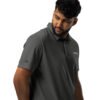 space-dyed club polo