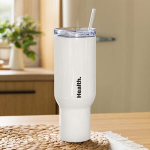 Insulated tumbler with handle HEALTH.